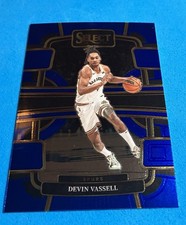 2023-24 Panini Select -  Devin Vassell #48 Blue Free Shipping-Toploader