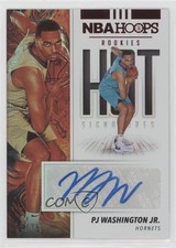 2019 Panini NBA Hoops Hot Signatures Rookies Red 15/25 PJ Washington Jr Auto 2w6