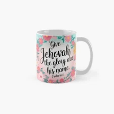 JW 2025 Year Text Classic Mug , Gift For Family