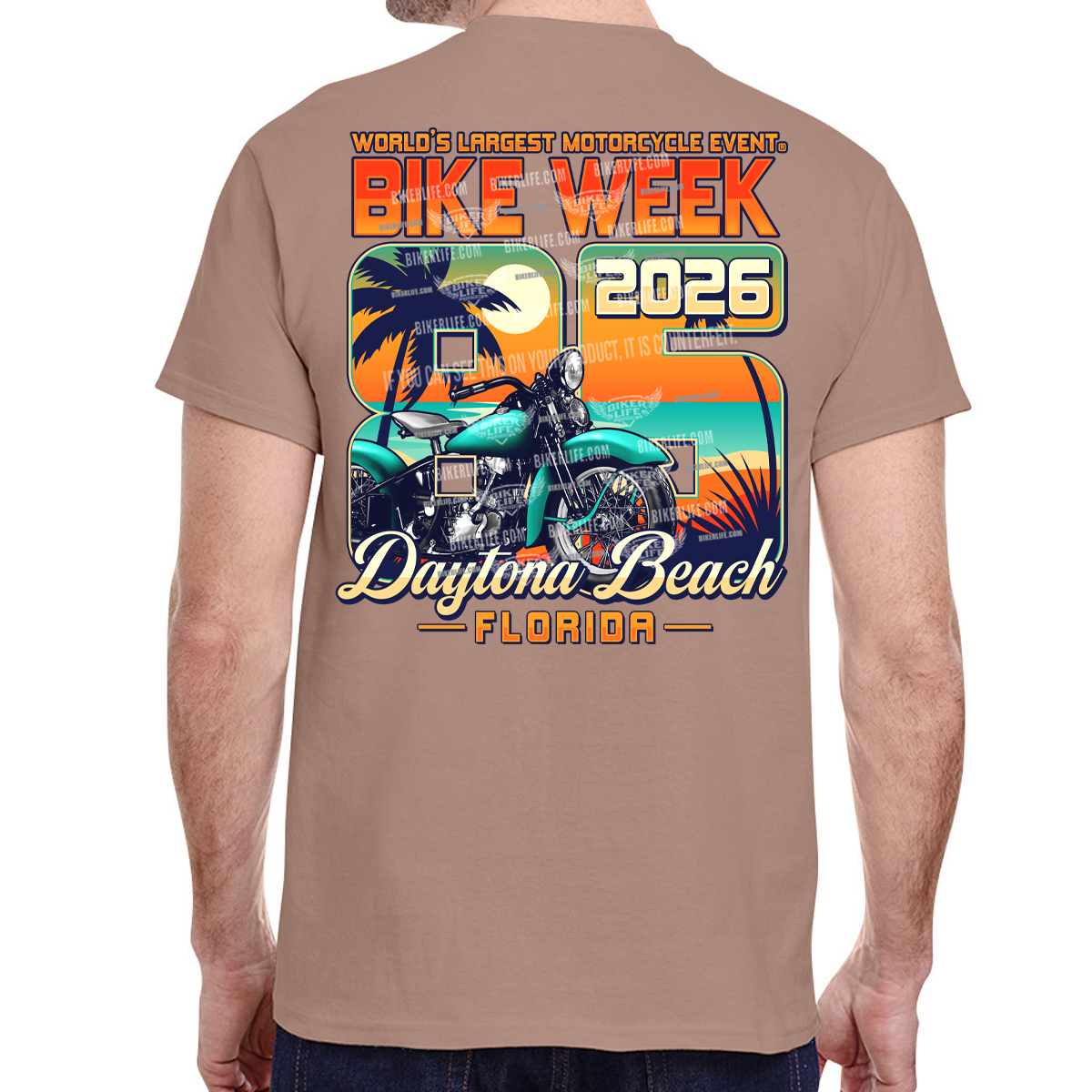 T-Shirt 2026 Bike Week Daytona Beach Official Logo No Harley | eBay
