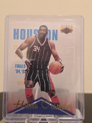 1996 Clear Assets #2 Hakeem Olajuwon Houston Rockets HOF