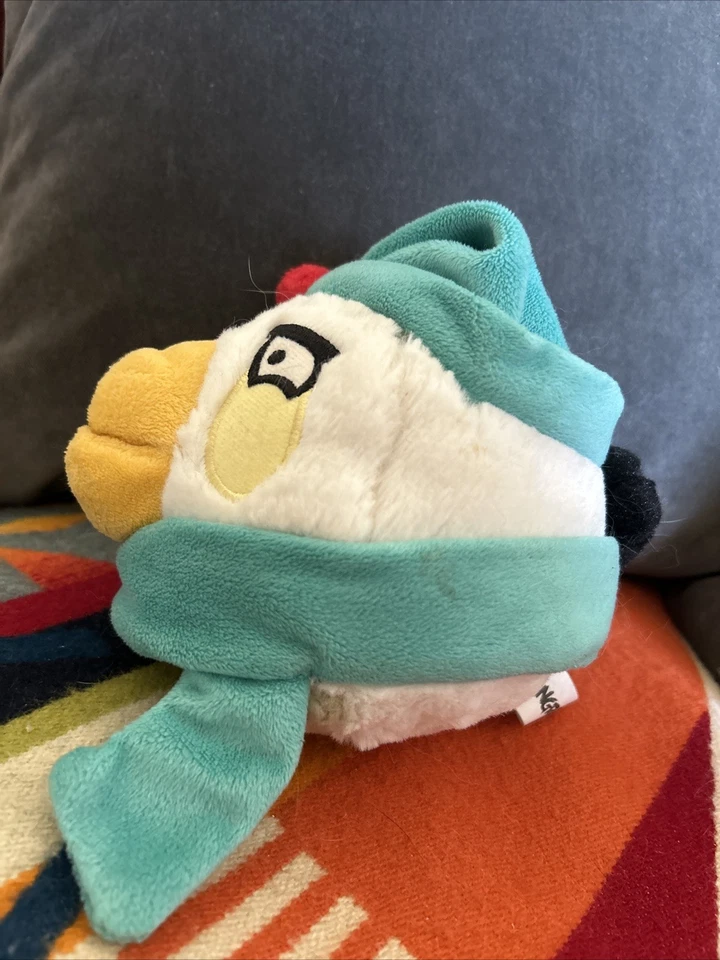 RARE Angry Birds Plush Winter Matilda White Bird 5” Commonwealth - Image 2 of 4
