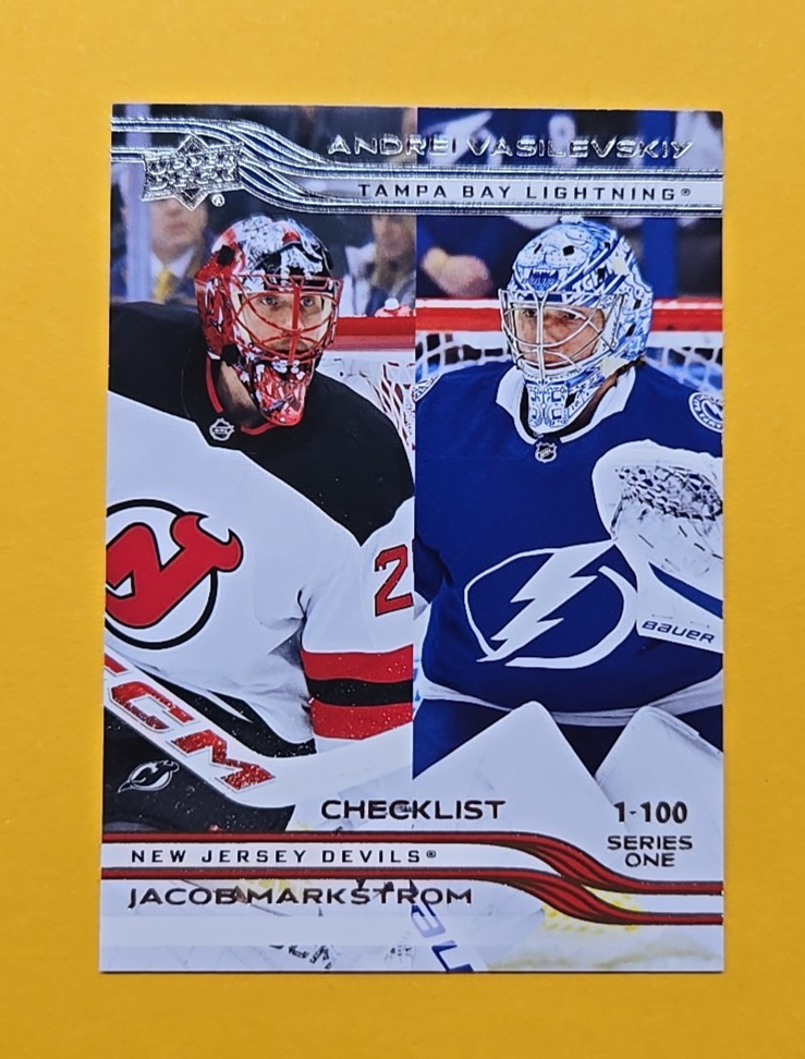 Jacob Markstrom Andrei Vasilevskiy - 2025-26 Upper Deck Series 1