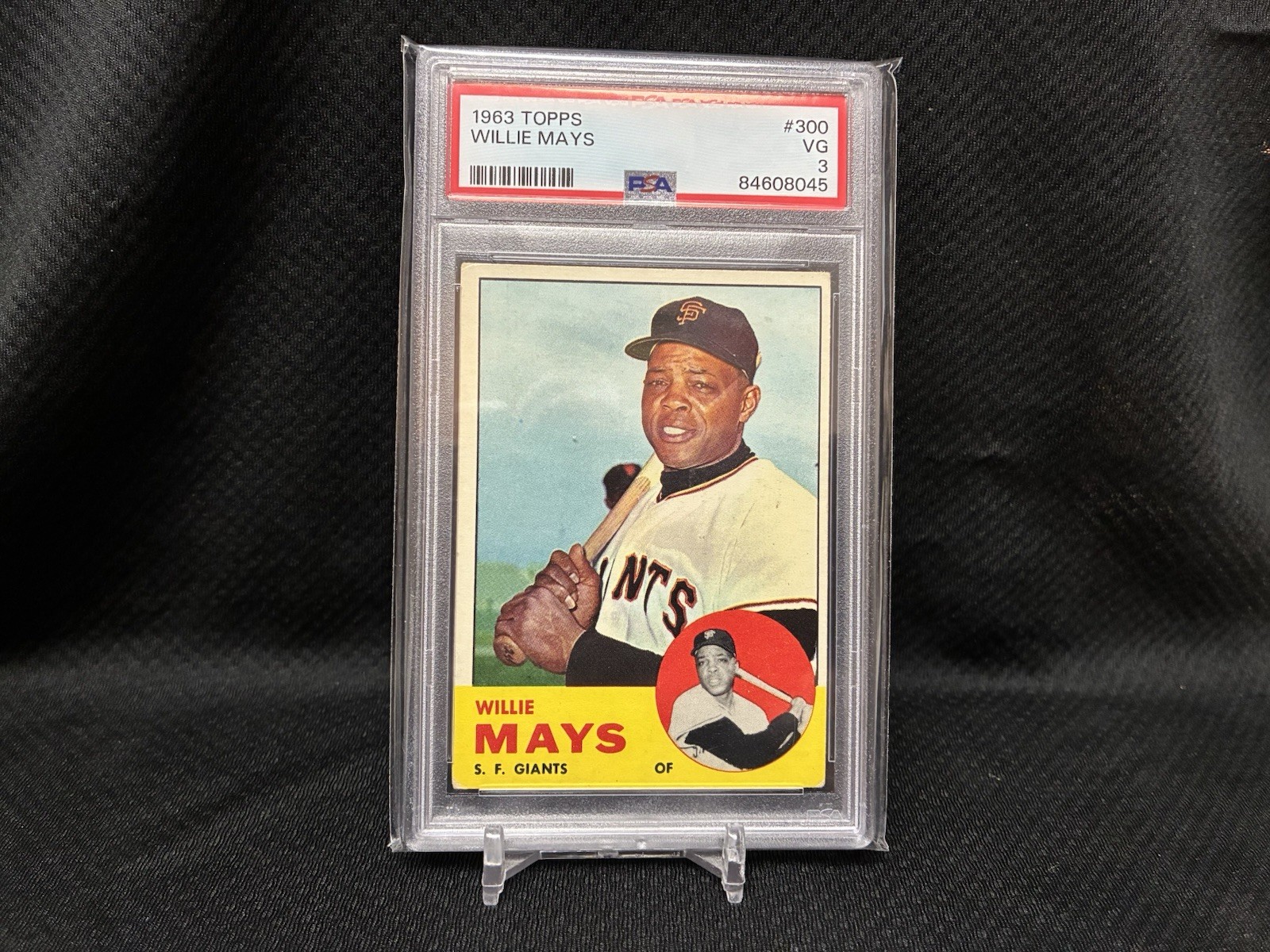 1963 Topps Willie Mays #300 PSA 3