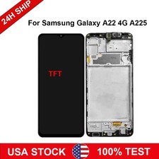 For Samsung Galaxy A22 4G A225F SM-A225M/DS LCD Display Touch Screen Frame