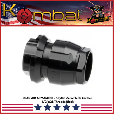 DEAD AIR ARMAMENT - KeyMo Zero Fh 30 Caliber 1/2''x28 Threads Black