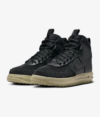 Nike Lunar Force 1 Duckboot Black Neutral Olive DZ5320-001 Men's Size 9