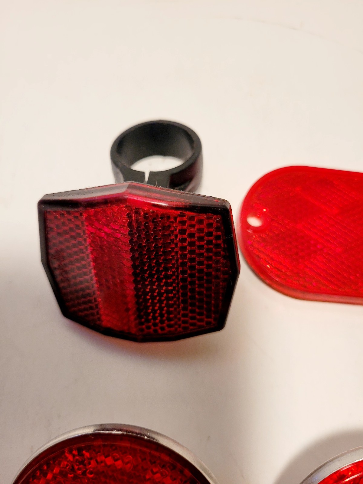 Vintage Schwinn Gulco Reflector No.2222 2¼" BRIGHT STAR MIX LOT of 6 Reflector