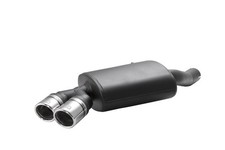 Ulter Sportauspuff BMW 1er E82 07- 70mm rund eingerollt abgeschr�gt mit Absorber