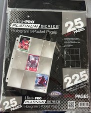 Ultra Pro Platinum Series 9-Pocket Trading Card Pages, 25 Count, New in Package 