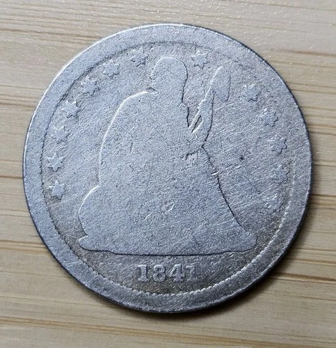 1841-O Seated Liberty Quarter — photo from another recent sale