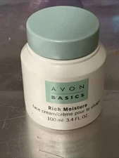 Avon Basics Rich moisture Face cream 3.4 Oz