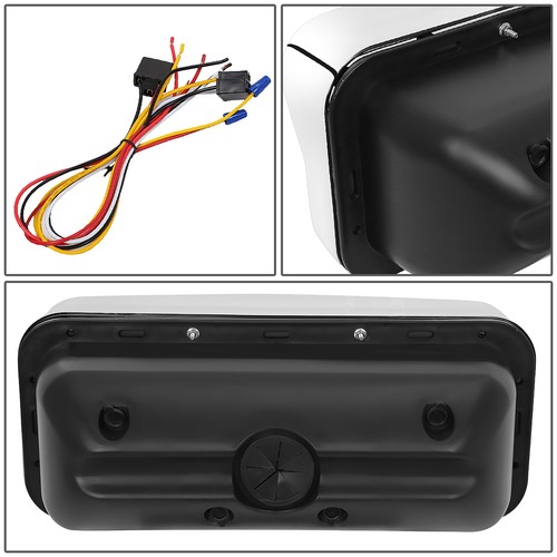 Proyector de faros de señal DRL completos LED cromados para 81-19 Freightliner Kenworth - Imagen 8 de 10