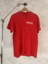 1986 Vintage Paper Thin Tee Xerox AI Tee Shirt Size L Red