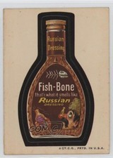 1973 Topps Wacky Packages Series 2 White Back Fish-Bone Dressing 0cc8
