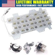 DC47-00032A Dryer Heating Element for Samsung with Thermostat  Thermal Fuses US