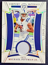 MICHAEL PITTMAN JR 2022 National Treasures Century Materials Silver Patch 19/25
