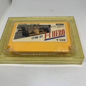 Satoru Nakajima F-1HERO F-1 Hero Rare Famicom Soft FC Retro Freak At that time