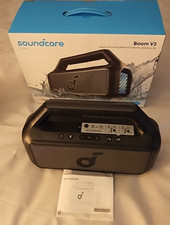 Anker Soundcore Boom 2 Wireless Bluetooth Speaker Black A3138 New Open Box