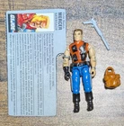 GI Joe ARAH 1987 Mercer complete w/ file card