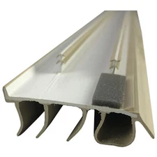 Beige 34-9/16" Door Bottom Kerf Drive-In Sweep 2 Barbs 1-3/4" Thick