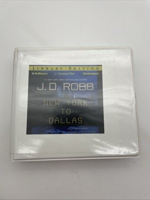 New York to Dallas (In Death Series) - 12 Audio CDs By J.D. Robb- PRE-OWNED GOOD
