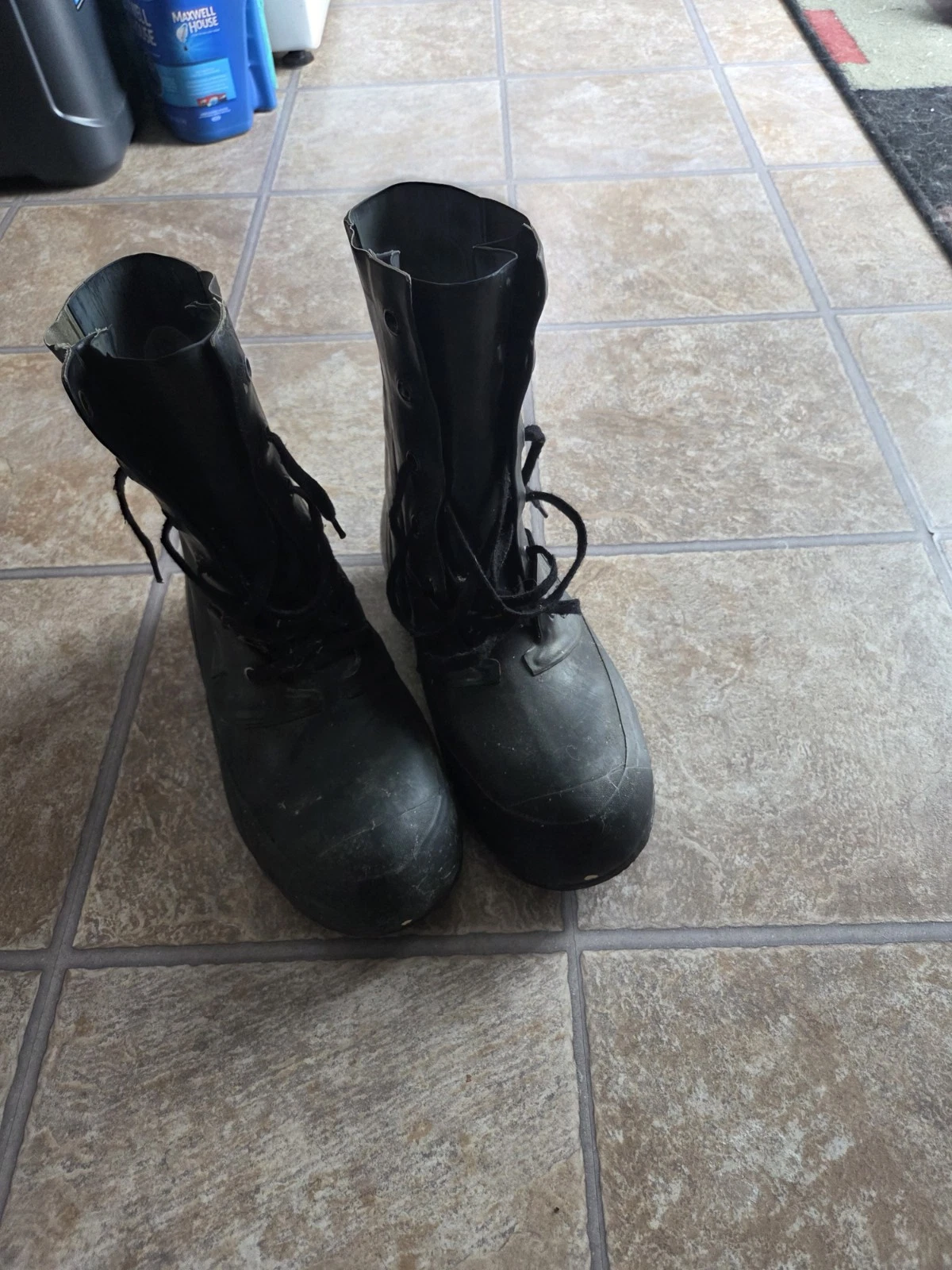 Vintage Mickey Mouse Military Grade Extreme Cold Weather Boots