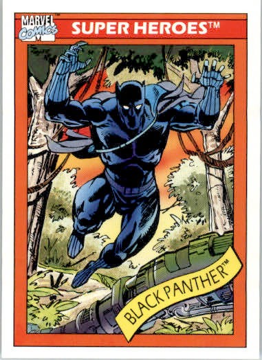 Black Panther - 1990 Impel Marvel Universe - #20 - Non_sport