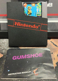 Gumshoe NES PAL-FRA | Cartridge, Original Sleeve & Manual | Cleaned & Tested