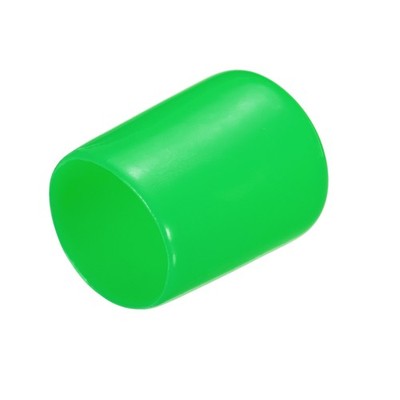 20pcs Rubber End Caps 19mm(3/4'') ID Screw Thread Protectors Green