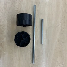 OEM Wheels & Axels For Lifetime 44” Adjustable Portable Basketball Hoop 90759