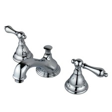 Kingston Brass KS556.AL Royale 1.2 GPM Widespread Bathroom Faucet - Chrome