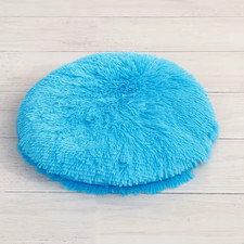 Soft Plush round Cat Bed Mat for Small Dogs Cats Cozy Fleece Pet Sleeping Mat Ki