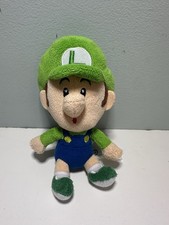 World Of Nintendo Super Mario Baby Luigi 5.5  Plush Toy Stuffed RARE 