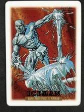 2024 Marvel Masterpieces '92 Platinum - #40 - Iceman - Metallurgy