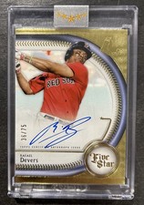 2024 Topps Five Star Rafael Devers On Card Auto #36/75 Red Sox Giants SSP