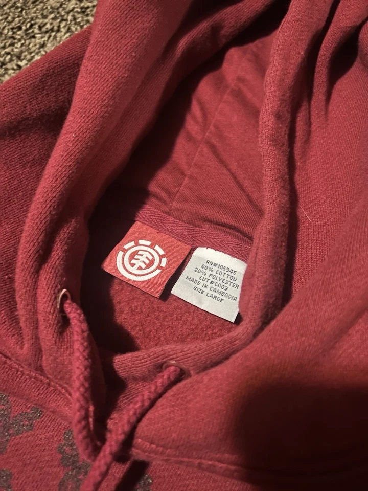 Element Bam Margera Sudadera con Capucha Skate Y2K Grunge Punk MTV CKY Sudadera Grande De Colección Foto 3 de 4