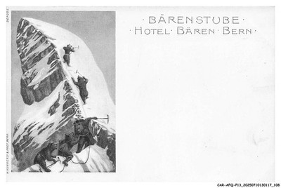 CAR-AFQP13-0747-SUISSE - Barenstube - Hotel Baren - Bern - Bär