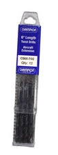 Lot of 12 Champion 6" L Twist Drills Contract Series Extension CS6X-7/32