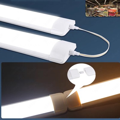 LED Feuchtraumleuchte Deckenlampe Wannenleuchte Werkstattlampe 30/60/120/150 cm