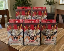 Lot of 5 2026 Topps 75 Series 1 Sealed Hanger Box Lot - BRAND NEW SEALED