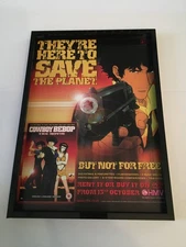 COWBOY BEBOP THE MOVIE-A4 framed original advert