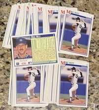 (50) CARD LOT  *^^ MIKE WITT #430 1991 SCORE Baseball NEW YORK YANKEES