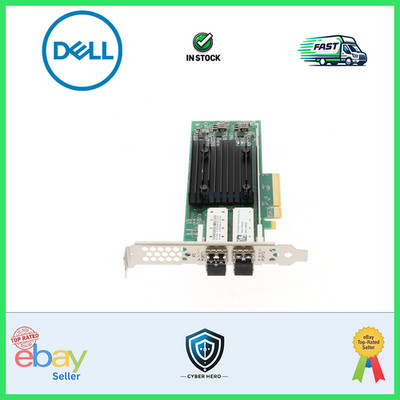 NEW Dell Qlogic QLE2772 Dual Port 32GB FC Full Height HBA inc. SFPs PN: K6M2F