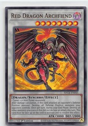 Red Dragon Archfiend SDCK-EN045 Ultra Rare 1st Edition