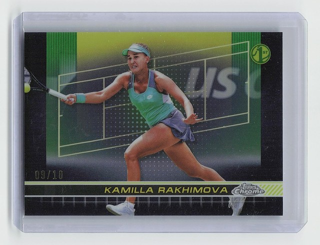 2024 Topps Chrome #51 Kamilla Rakhimova Black Refractor #/10