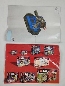Lego 7664 Star Wars Tie Crawler MANUALS ONLY Both 1 & 2