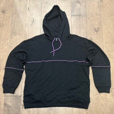 #ad Original Use Men’s Black with Purple Stripe Hoodie Size XL $6.12