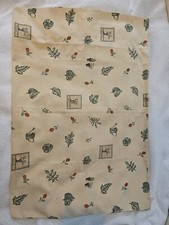 Floral Pillowcase 1 Count Standard Garden Herb Lover Design Beige Green Brown