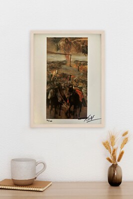 SALVADOR DALI ORIGINAL  SIGNED LITHOGRAPH, COA AND APPRAISAL FOR $3,500 USD.